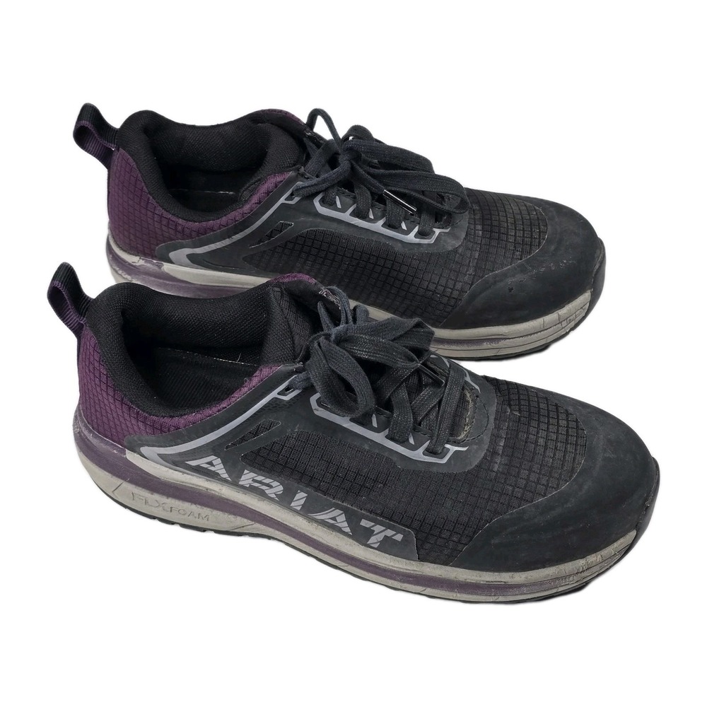 Ariat‎ Work Womens 9 C Composite Toe Shoes Black Purple FLXFOAM 10040323